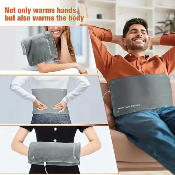 New Graphene Quick Heating Warming Pad with Adjustable Temperature and Timing USB Power Supply Office and Home Warming Handbags - Image 5